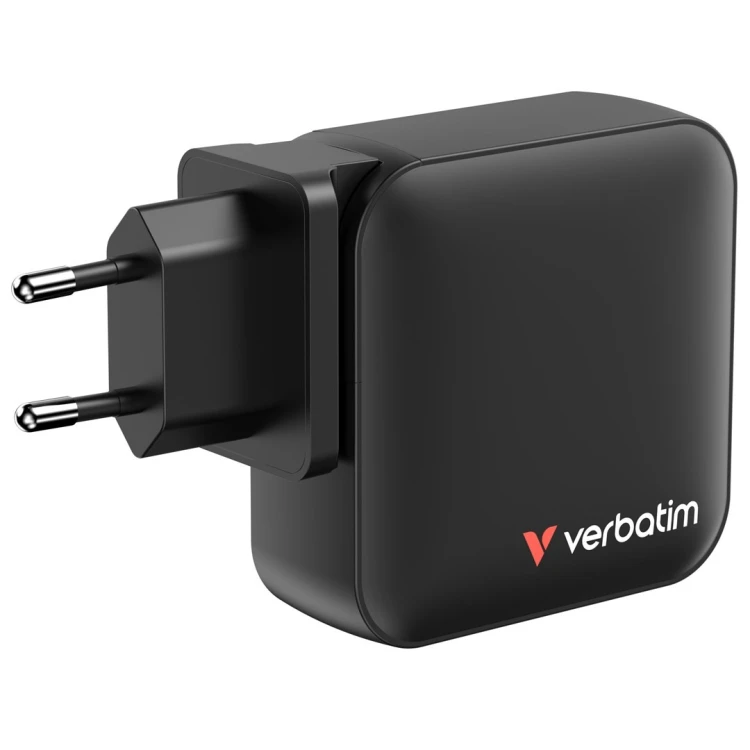 ładowarka Verbatim Mini GaN 165W 3xUSB-C 1xUSB-A US/EU/UK