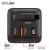 ładowarka Verbatim Gan 65W 2xUSB-C PD,1xUSB-A, retrac. Przewód 32217