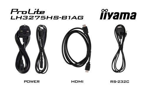Monitor iiyama ProLite LH3275HS-B1AG, Przekątna 32", Płaski ekran, 81.3 cm