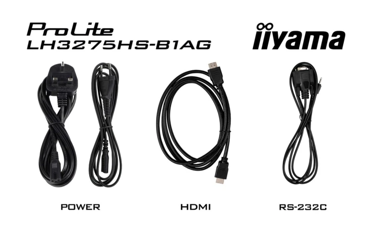Monitor iiyama ProLite LH3275HS-B1AG, Przekątna 32", Płaski ekran, 81.3 cm