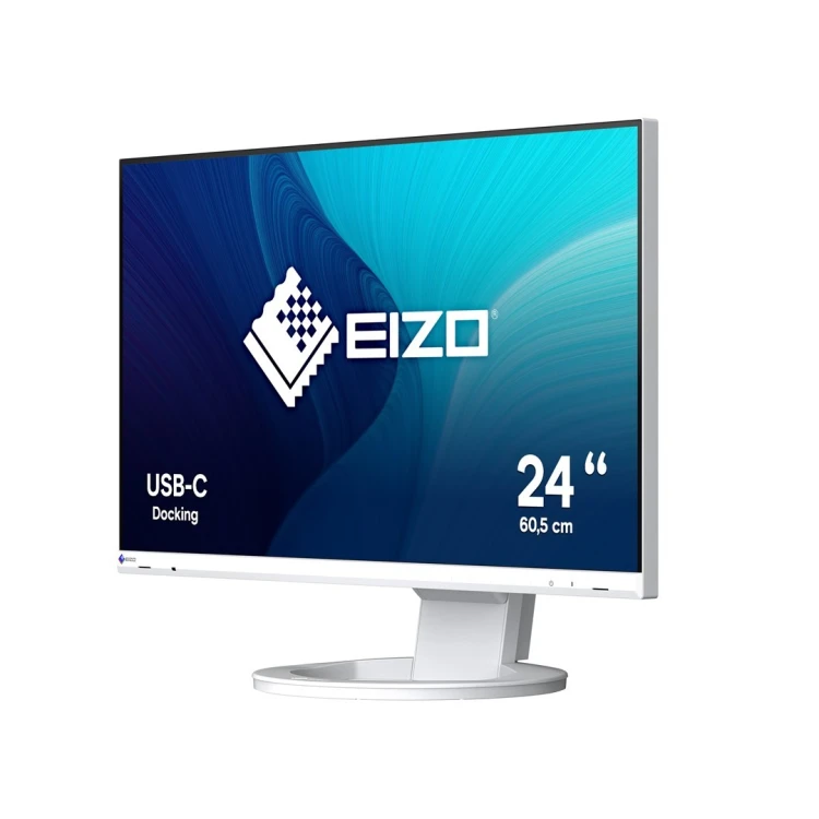 Monitor Eizo FlexScan EV2480-WT - 60 cm (23.8 Zoll), LED, IPS-Panel, Höhenverstellung, Pivot, Lautsprecher, USB-C, DisplayPort, HDMI