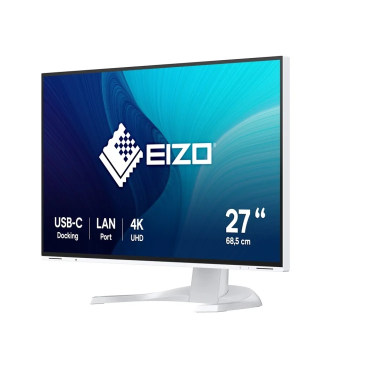 Monitor EIZO FlexScan EV2740X-WT - 68,6 cm (27") - 3840 x 2160 pikseli - 4K Ultra HD - LCD - 5 ms - Biały