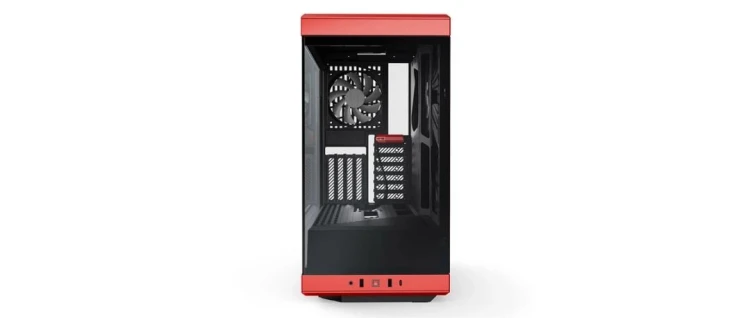 HYTE Y40 Midi Tower Czarny, Czerwony