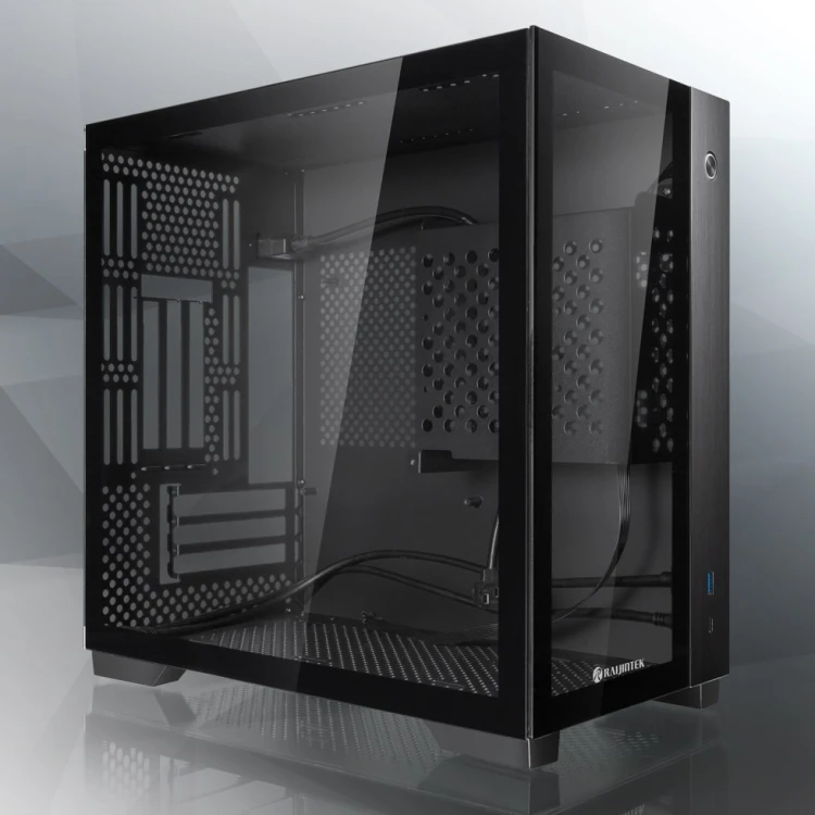 RAIJINTEK PAEAN Mini Mini Tower Czarny