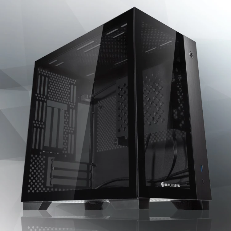 RAIJINTEK PAEAN Mini Mini Tower Czarny