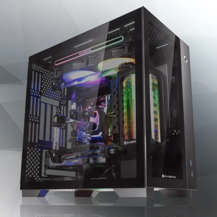 RAIJINTEK PAEAN Mini Mini Tower Czarny