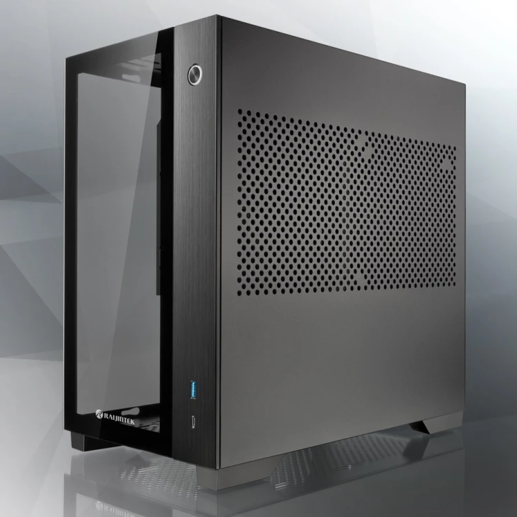 RAIJINTEK PAEAN Mini Mini Tower Czarny