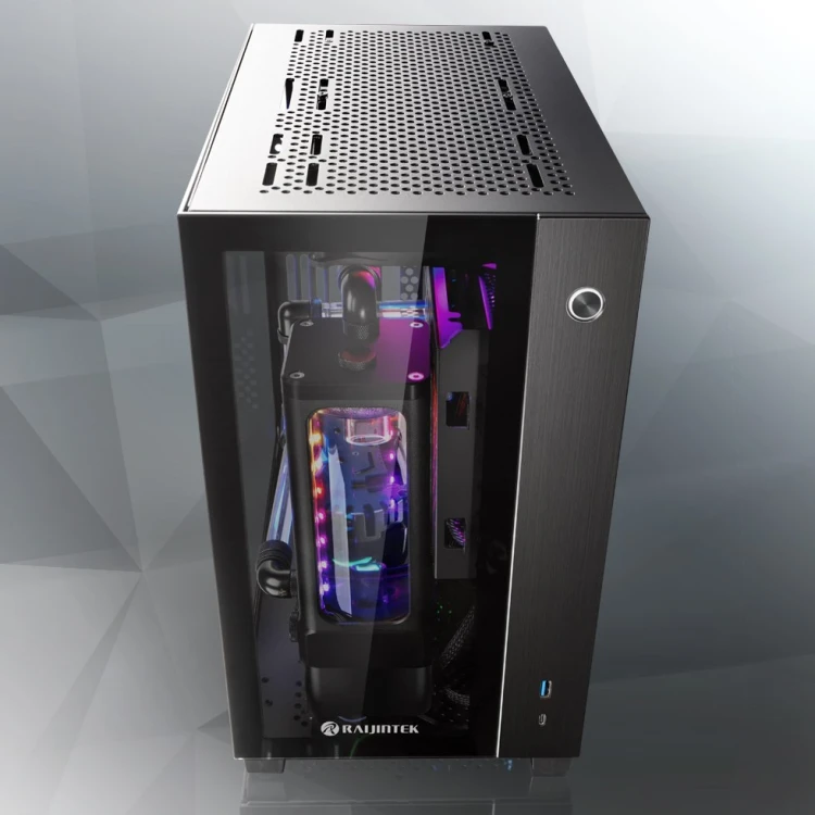 RAIJINTEK PAEAN Mini Mini Tower Czarny