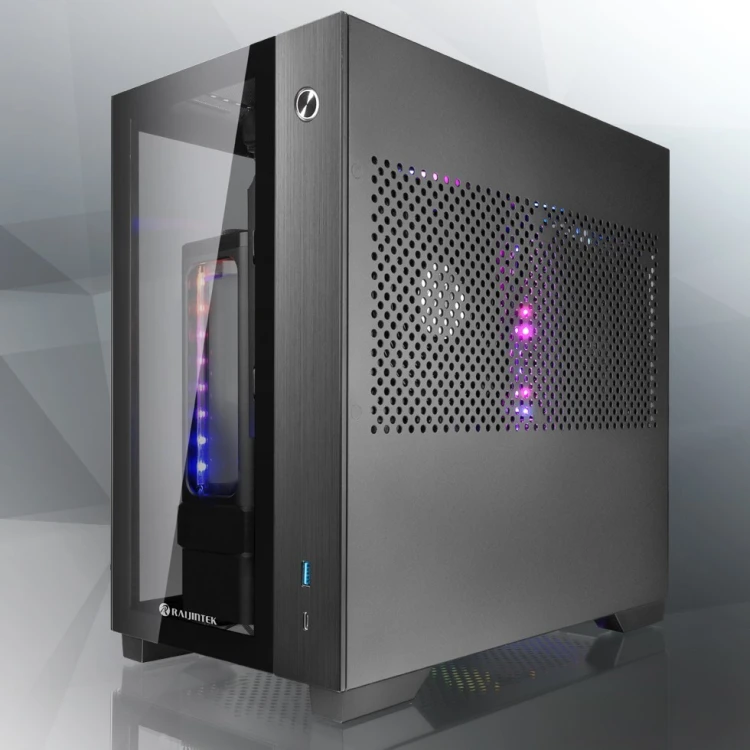 RAIJINTEK PAEAN Mini Mini Tower Czarny