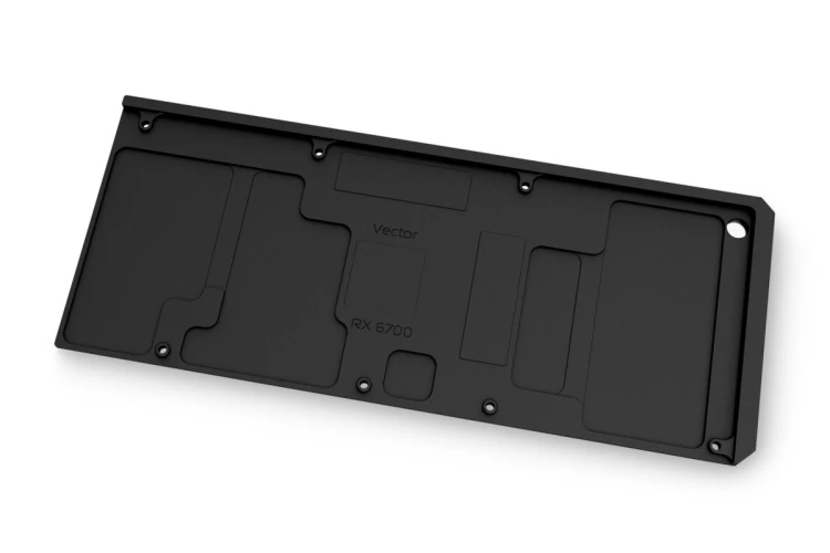 EK Quantum Vector RX 6700XT Backplate Karta graficzna Tylna rejestracja Czarny 1 szt.