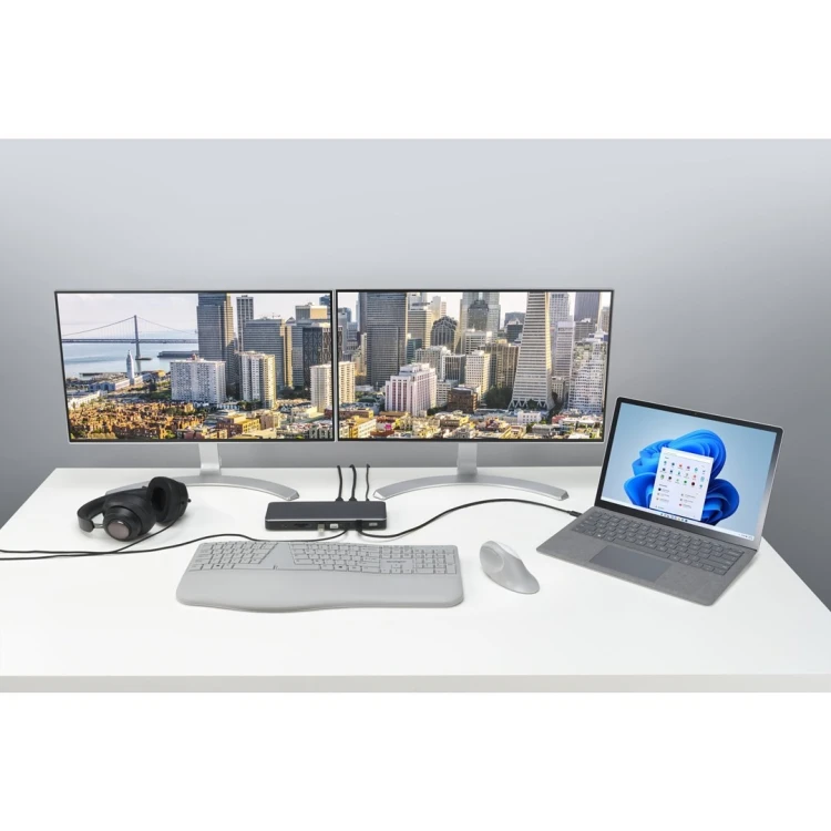Kensington SD5760T - Stacja dokująca - USB-C / USB4 / Thunderbolt 3 / Thunderbolt 4 - 2 x HDMI, Thunderbolt - GigE