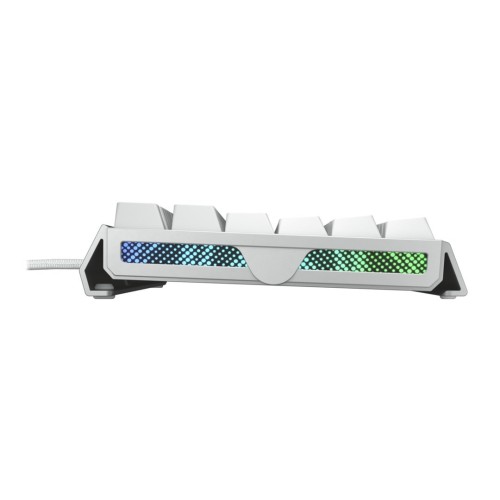 Klawiatura CHERRY XTRFY MX 3.1 - Pełny rozmiar - Podświetlenie - USB-C - QWERTZ - Niemiecki - Przełącznik kluczykowy: CHERRY MX2A Brązowy - biały
