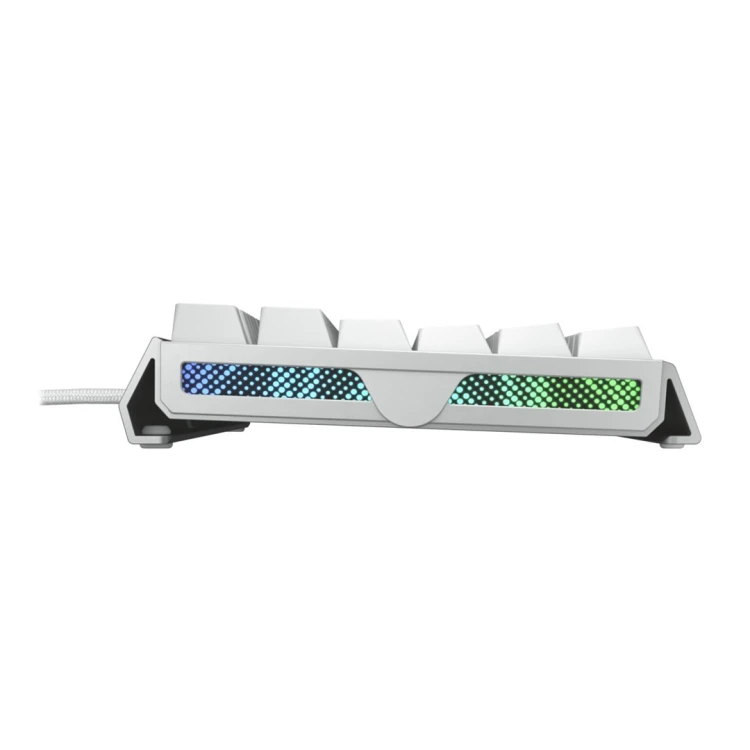 Klawiatura CHERRY XTRFY MX 3.1 - Pełny rozmiar - Podświetlenie - USB-C - QWERTZ - Niemiecki - Przełącznik kluczykowy: CHERRY MX2A Brązowy - biały