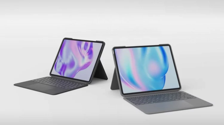 Logitech Combo Touch do iPada Air 13" M2 - Klawiatura - QWERTZ