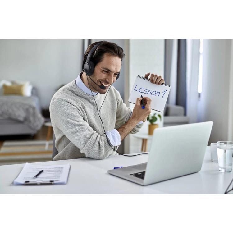 Kensington K33065WW słuchawki/zestaw słuchawkowy Przewodowa Opaska na głowę Biuro/centrum telefoniczne USB Typu-A Czarny