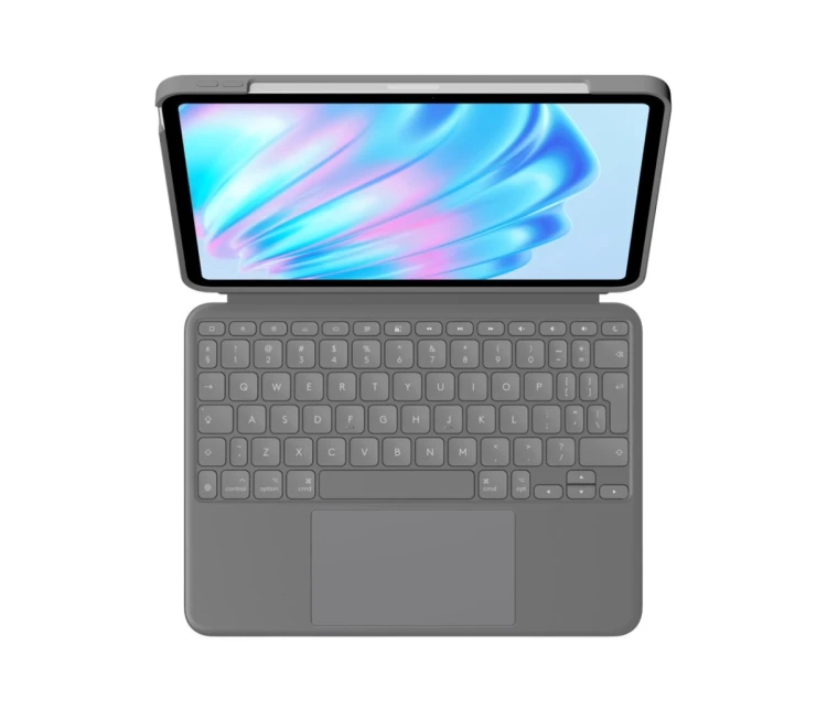 Logitech Combo Touch do iPada Air (M2/M3), iPad Air (5. generacji) - SZARY - AMERYKAŃSKI
