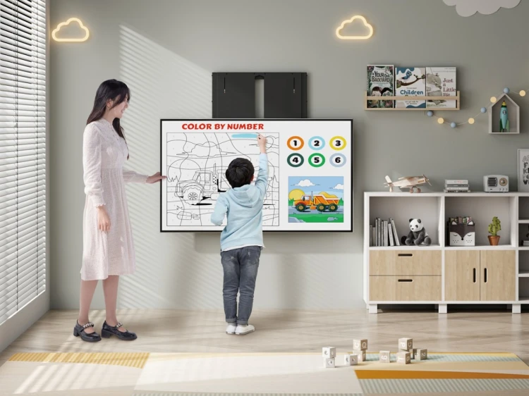 Uchwyt ścienny do telewizora 60"-100"/1TFT góra-dół 1Przegubowy 90 kg sw sprzedaży detalicznej