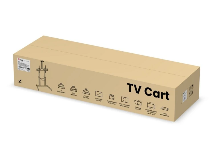 Equip 650631 uchwyt do telewizorów 2,54 m (100") Czarny