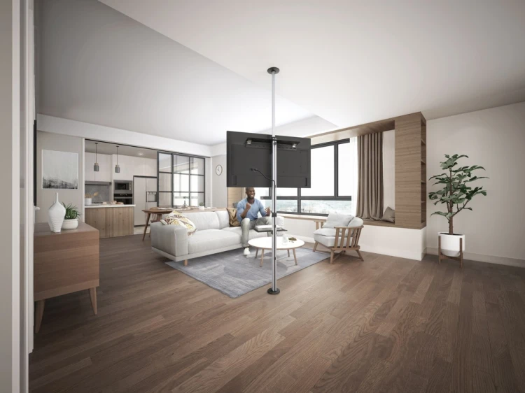 Wyposażenie - Uchwyt stojaka podłogowego 37"-70"/1TFT 40 kg Podłoga + Sufit sw lite Sprzedaż detaliczna