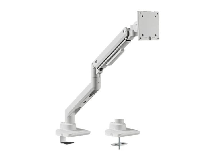 Wspornik biurka Equip 17"-49"/1TFT 180° Sprężyna gazowa 20Kg biały detaliczny