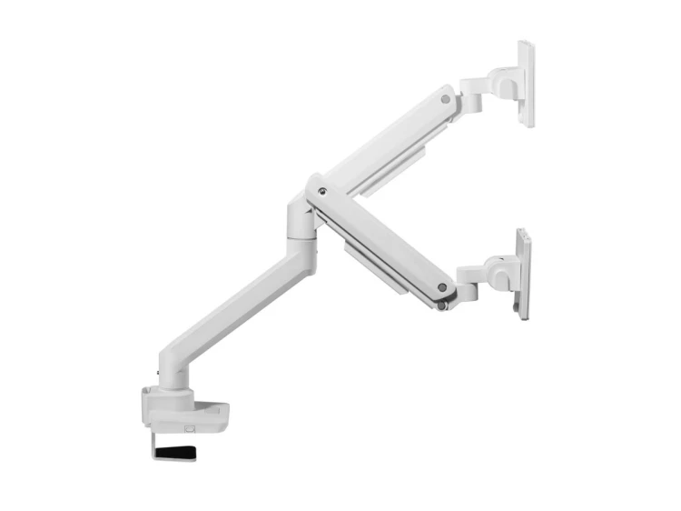 Wspornik biurka Equip 17"-49"/1TFT 180° Sprężyna gazowa 20Kg biały detaliczny