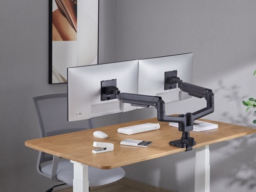 Uchwyt biurkowy 17"-35"/2TFT 360° Sprężyna gazowa 20Kg detaliczny