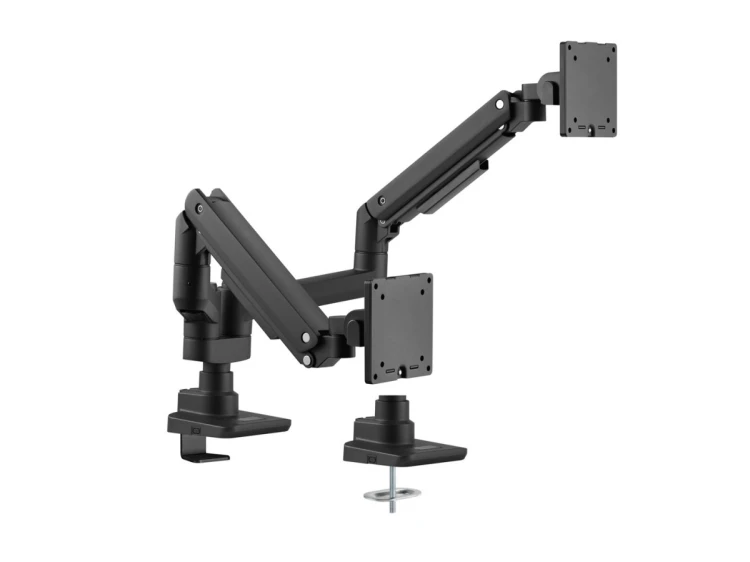 Uchwyt biurkowy 17"-35"/2TFT 360° Sprężyna gazowa 20Kg detaliczny