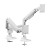 Equip 650183 uchwyt / stojak do monitorów 88,9 cm (35") Biurko Biały