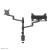 Neomounts DS20-425BL2 uchwyt / stojak do monitorów 68,6 cm (27") Biurko Czarny