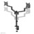 Neomounts DS60-425BL2 uchwyt / stojak do monitorów 68,6 cm (27") Biurko Czarny