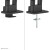 Neomounts DS70S-950BL2 uchwyt / stojak do monitorów 88,9 cm (35") Biurko Czarny