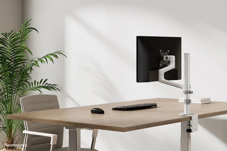 Neomounts DS60-425WH1 uchwyt / stojak do monitorów 68,6 cm (27") Biurko Biały