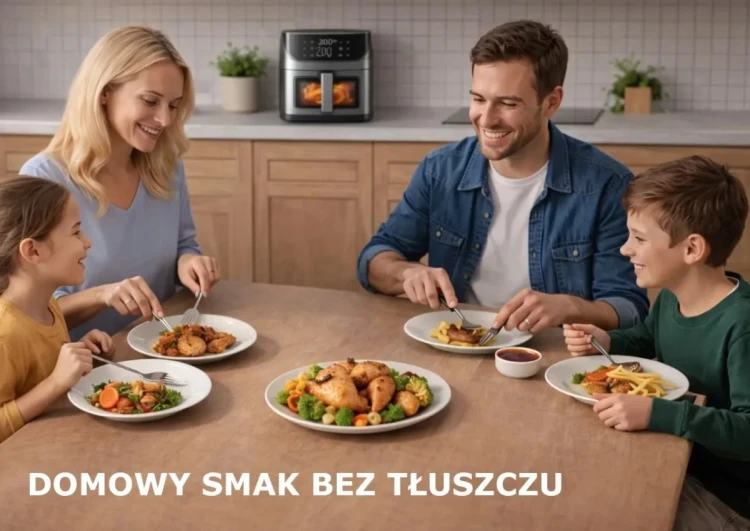 Extralink AIR FRYER FRYTKOWNICA BEZTLUSZCZOWA 8L 1800W 200 STOPNI