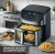 Extralink AIR FRYER FRYTKOWNICA BEZTLUSZCZOWA 8L 1800W 200 STOPNI