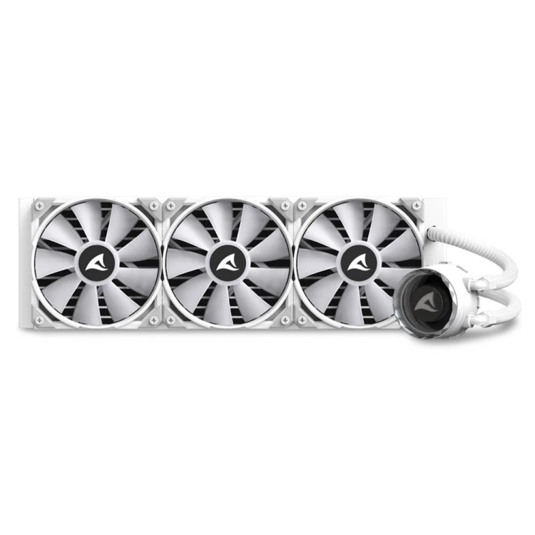 Sharkoon S90 Procesor Chłodnica cieczy all-in-one 12 cm Biały 1 szt.