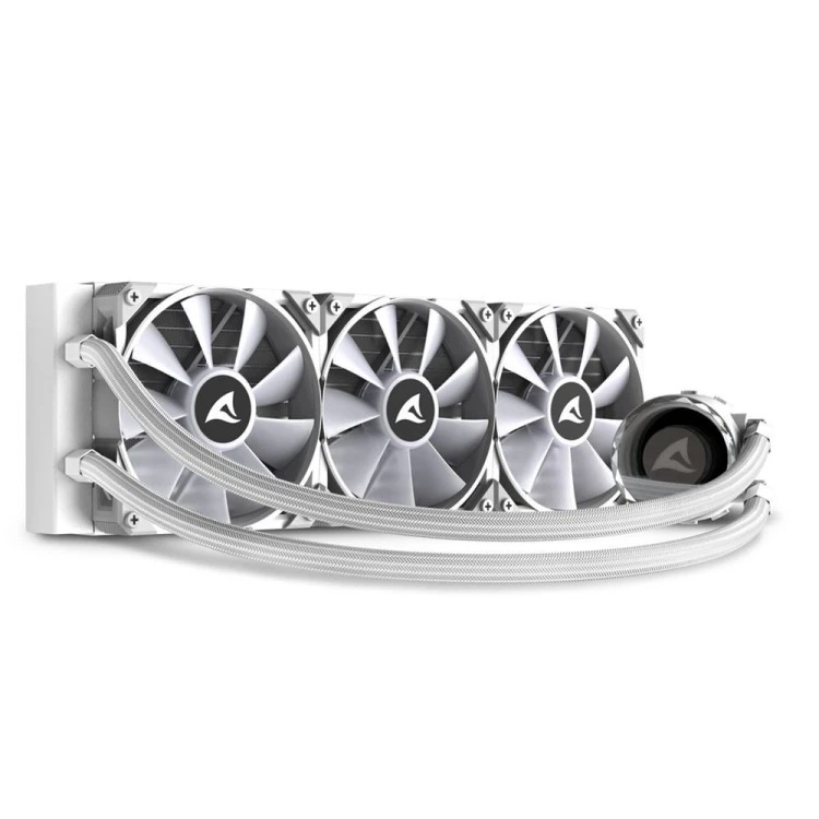 Sharkoon S90 Procesor Chłodnica cieczy all-in-one 12 cm Biały 1 szt.