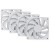 HYTE FAN- -FA12-WW-4 system chłodzenia komputerów Obudowa komputera Wentylator 12 cm Biały 4 szt.