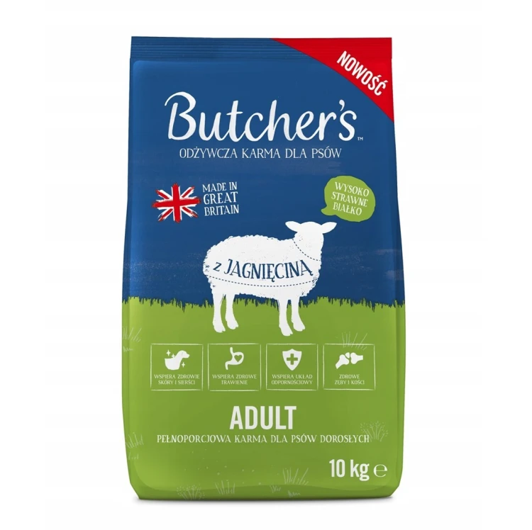 Butcher's Original jagnięcina karma dla psa 10kg