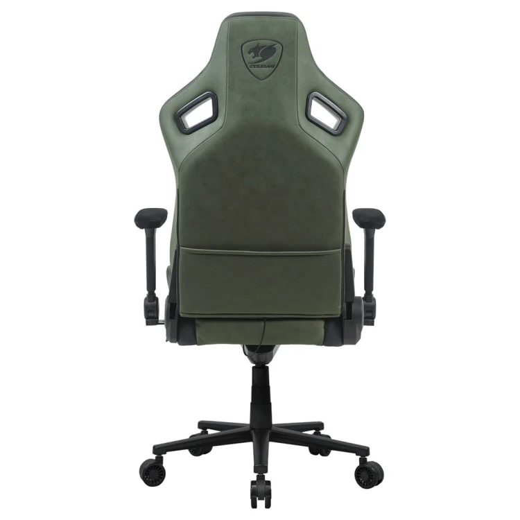 COUGAR DEFENSOR S ARMY GREEN F Uniwersalny fotel dla gracza Tapicerowane siedzisko Zielony