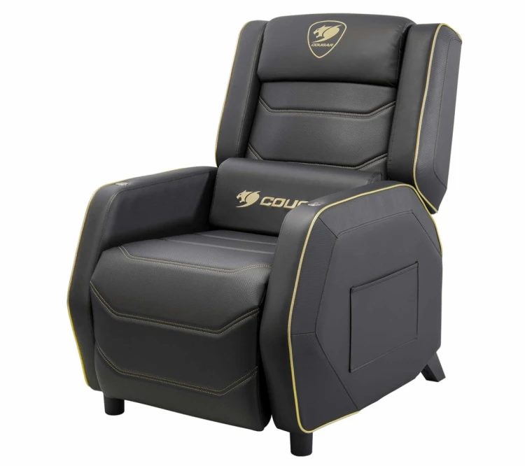 COUGAR CGR-RGP-GLB Fotel gamingowy Obite siedzisko Czarny