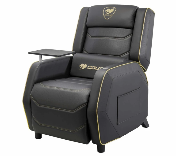 COUGAR CGR-RGP-GLB Fotel gamingowy Obite siedzisko Czarny