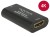 DeLOCK 11462 przejściówka do kabli HDMI Czarny