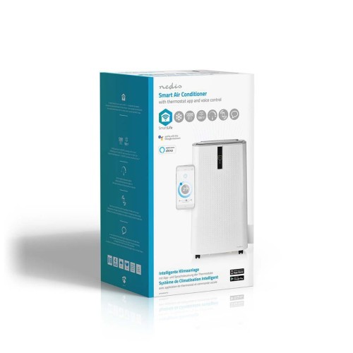 Nedis WIFIACMB1WT12 klimatyzator przenośny 62 dB Biały