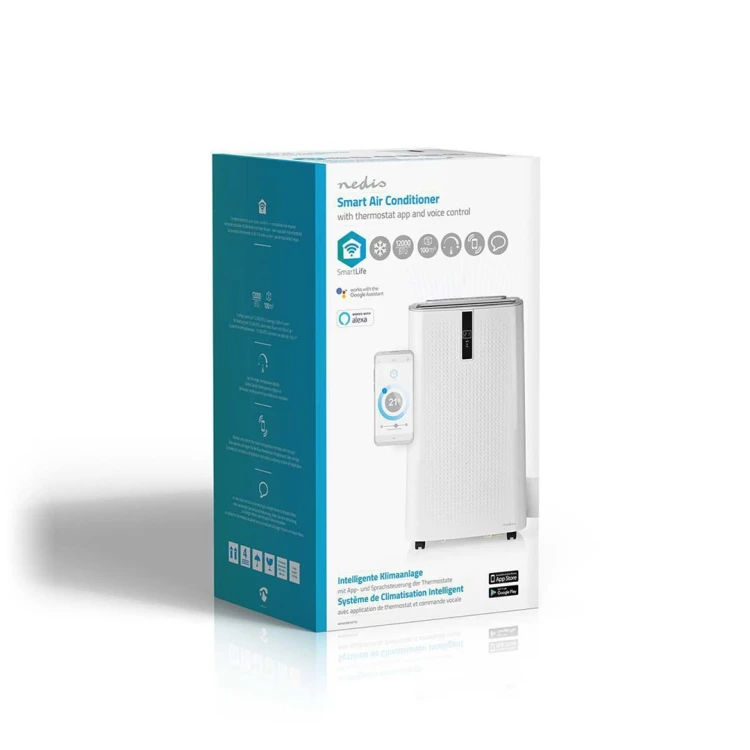 Nedis WIFIACMB1WT12 klimatyzator przenośny 62 dB Biały