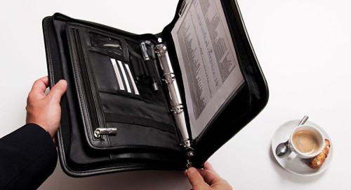 Wedo 58 5001 organizer Skóra, Nylon Czarny