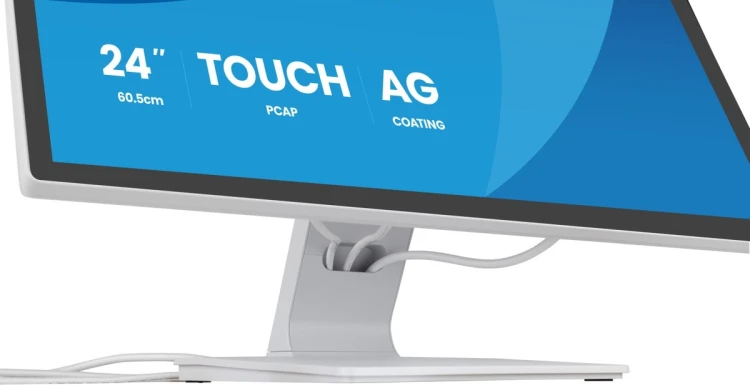 iiyama T2452MSC-W2AG monitor komputerowy 61 cm (24") 1920 x 1080 px Full HD LED Ekran dotykowy Biały
