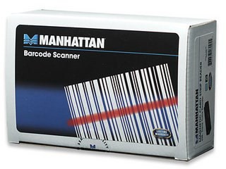 MANHATTAN Magnetkartenleser USB drei Spuren Leser   schwarz