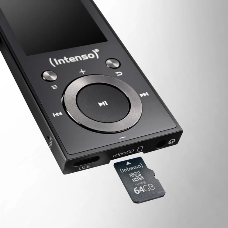 Intenso 3717490 odtwarzacz MP3/MP4 Odtwarzacz MP4 64 GB Czarny
