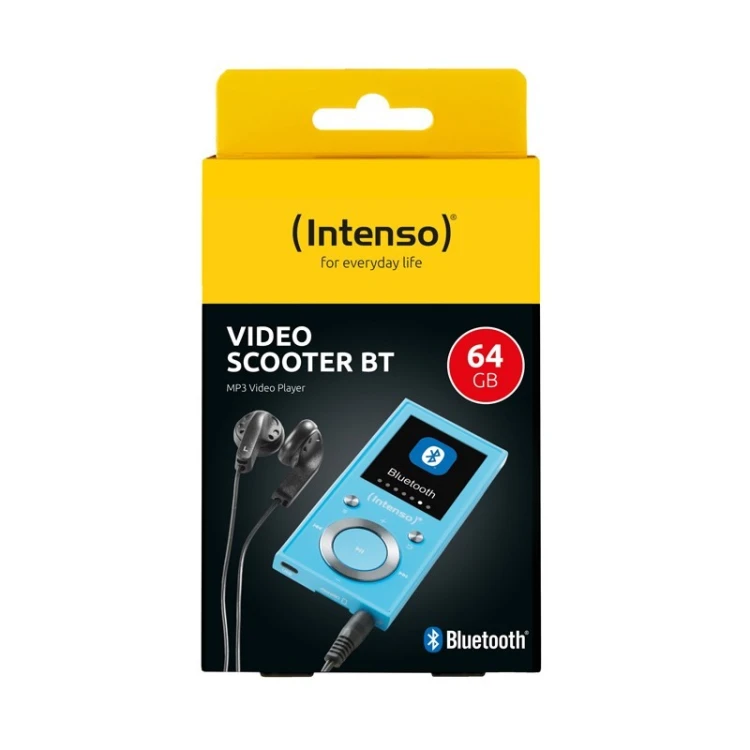 Intenso MP3 Videoplayer 1,8" Video Scooter BT 64GB Blue
