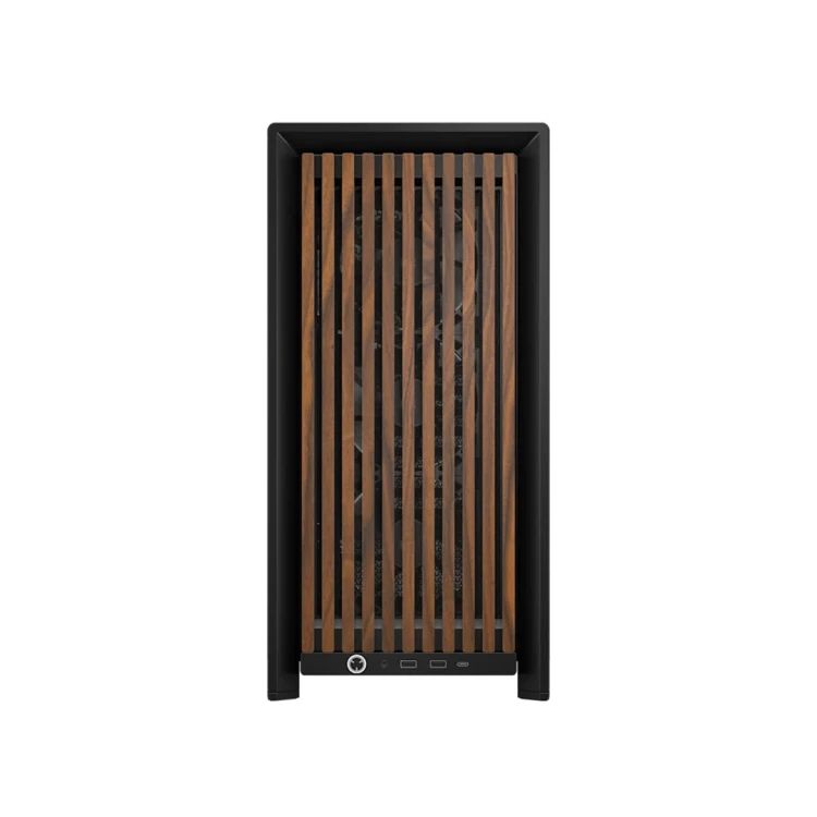 Corsair FRAME 4000D WOOD RS Midi Tower Czarny, Drewno